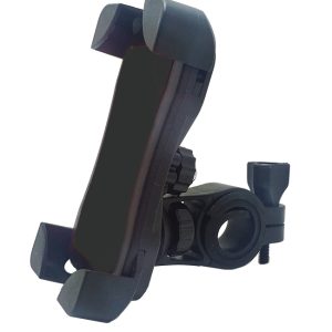 حامل هاتف يونفيرسال للدراجة قابل للدوران وللتعديل للسكوتر والمتوسيكل والدراجات - اسود فى اسود