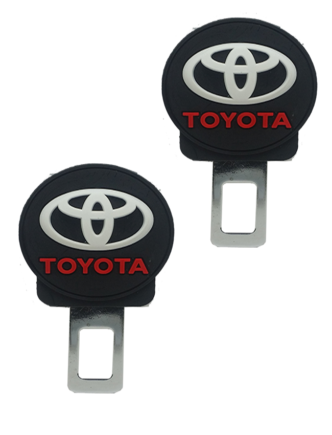 مشبك   على كارت سكاته حزام امان للسيارة سدادة انذار من قطعتين تويوتا