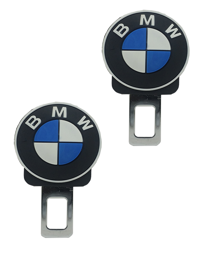 مشبك   على كارت سكاته حزام امان للسيارة سدادة انذار من قطعتين BMW