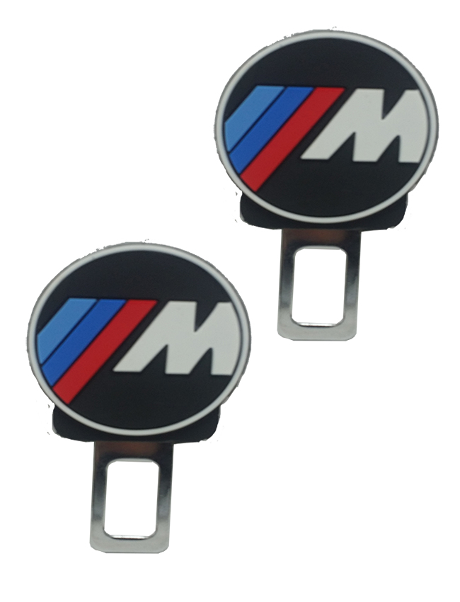 مشبك   على كارت سكاته حزام امان للسيارة سدادة انذار من قطعتين سكاتة بى ام