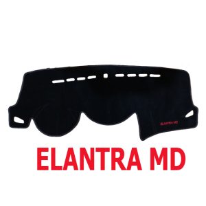 بادة وفرش تابلوة السيارة للحماية من الاتربة واشعة الشمس - اسود خط اسود -  النترا MD