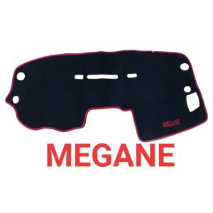 بادة وفرش تابلوة السيارة للحماية من الاتربة واشعة الشمس - اسود خط احمر  - رينو ميجان