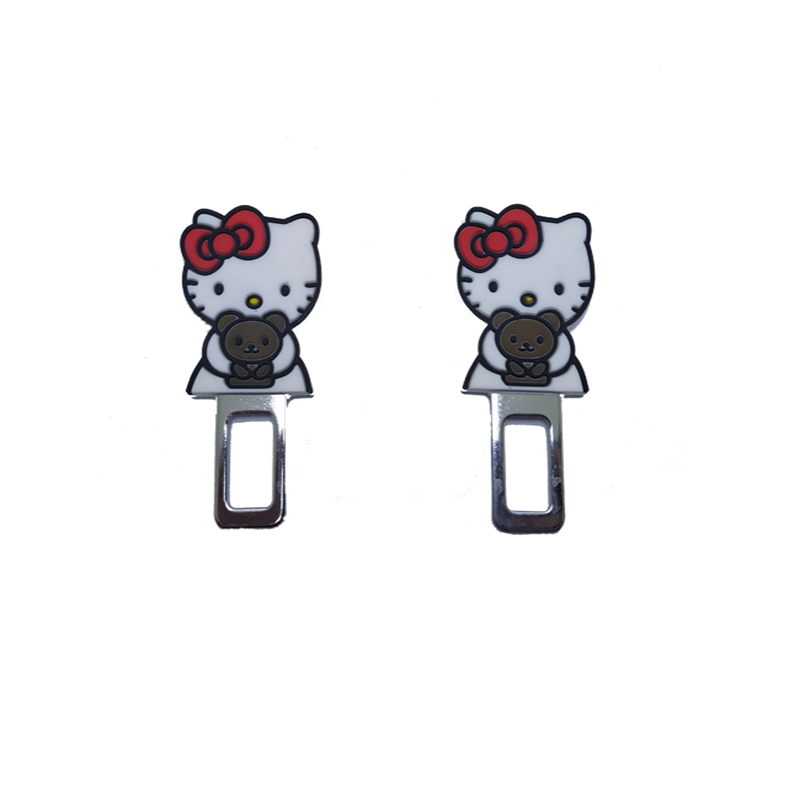 مشبك   على كارت سكاته حزام امان للسيارة سدادة انذار من قطعتين- 1632