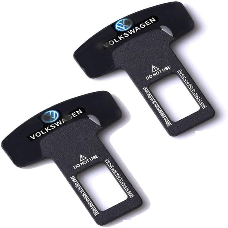 مشبك معدنى سكاته حزام امان للسيارة سدادة انذار من قطعتين فولكس