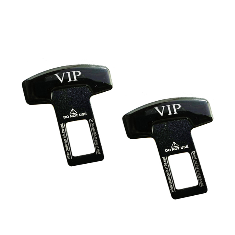 مشبك معدنى سكاته حزام امان للسيارة سدادة انذار من قطعتين - VIP
