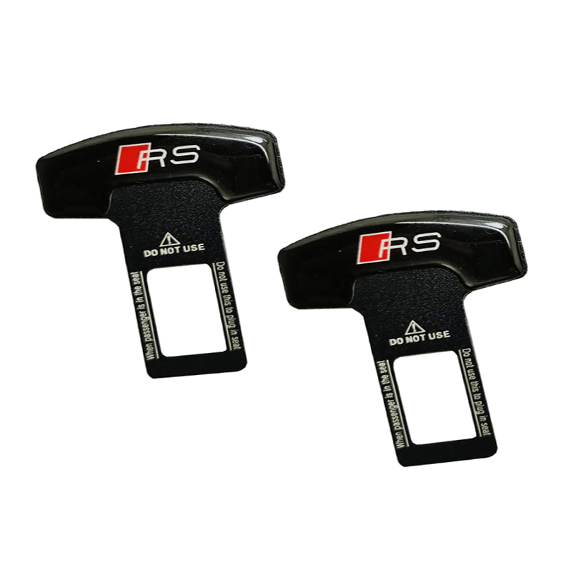 مشبك معدنى سكاته حزام امان للسيارة سدادة انذار من قطعتين - RS