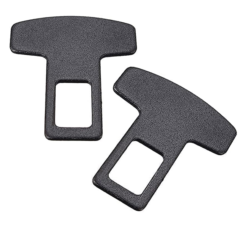 مشبك معدنى سكاته حزام امان للسيارة سدادة انذار من قطعتين -ساده