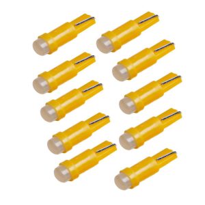 طقم لمبة ليد سفايا  لمبات سافايا للسيارة - 10 قطع - من كابر - اضاءة لون اصفر