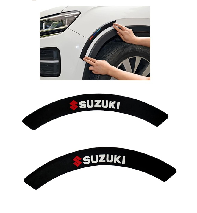 داير صدادة رفرف سيارة سيليكون مرن شكل جمالى وحماية لرفرف السيارة - 2 قطع - سوزوكى Suzuki