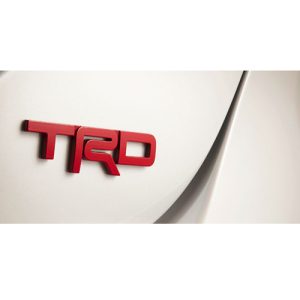 ملصق سيارة خلفى ثلاثى الابعاد معدن - TRD- طول 12سم عرض 3.5 سم