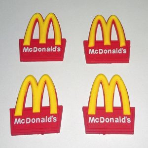 طقم صدادة باب سيارة سيليكون مرن لصق للوقاية وحماية باب السيارة من الخدوش اثناء فتح الباب - 4 قطع - ماكدونالدز