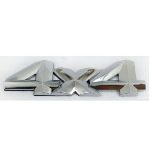 ملصق سيارة ثلاثى الابعاد - 4x4 - طول 15 سم عرض 4.5 سم
