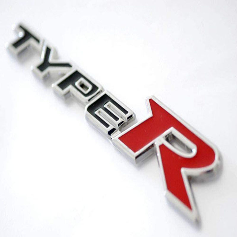 ملصق شارة شعار لصندوق السيارة من الكروم من النوع ار لسيارة هوندا