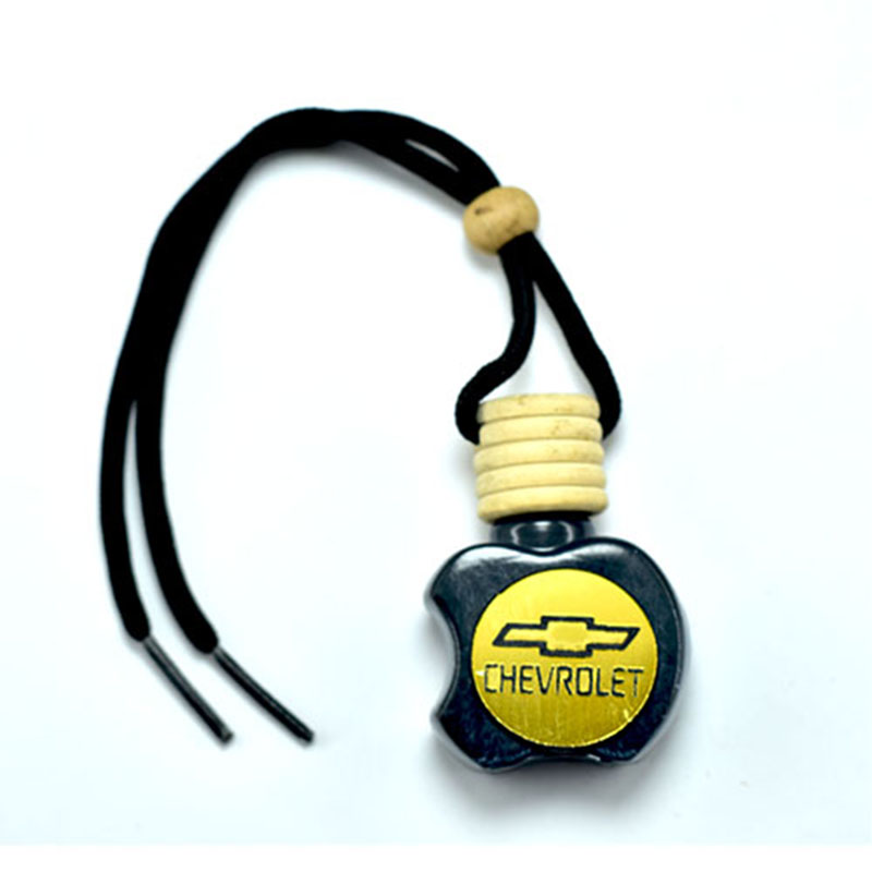 فواحة ومعطر سيارة تعبأ بالعطر المفضل لديك -متوافقة مع   شيفرولية Chevrolet اسود - مع هدية 3 علب معطرات ورد وفل وياسمين