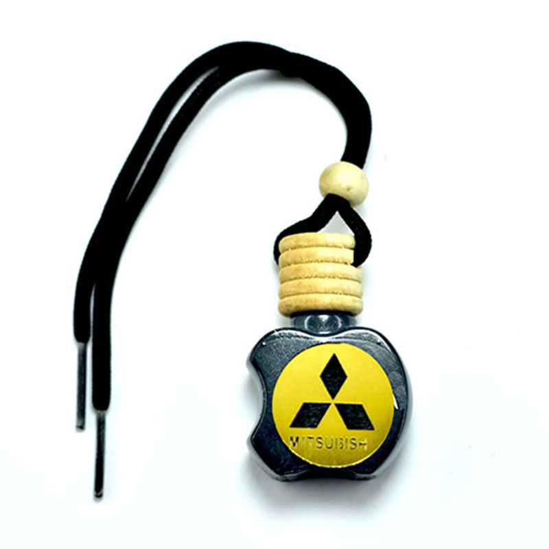 فواحة ومعطر سيارة تعبأ بالعطر المفضل لديك -متوافقة مع   ميتسوبيشى Mitsubishi اسود - مع هدية 3 علب معطرات ورد وفل وياسمين -