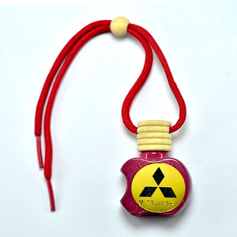 فواحة ومعطر سيارة تعبأ بالعطر المفضل لديك -متوافقة مع   ميتسوبيشى Mitsubishi -احمر - مع هدية 3 علب معطرات ورد وفل وياسمين