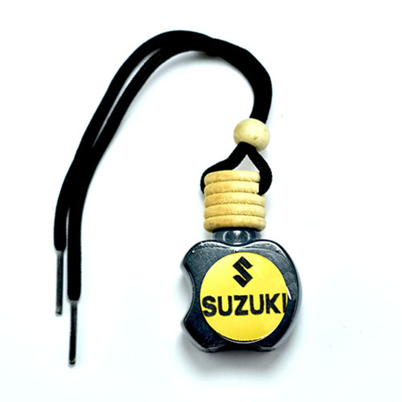 فواحة ومعطر سيارة تعبأ بالعطر المفضل لديك -متوافقة مع   سوزوكى Suzuki اسود - مع هدية 3 علب معطرات ورد وفل وياسمين -