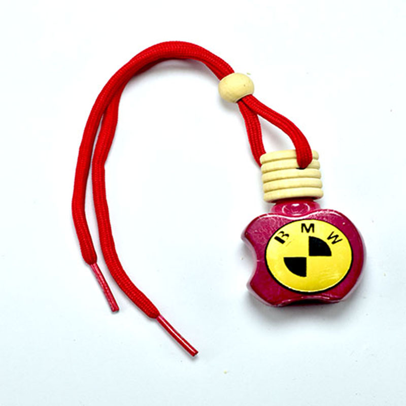 فواحة ومعطر سيارة تعبأ بالعطر المفضل لديك -متوافقة مع    بى ام دبليو BMW -احمر - مع هدية 3 علب معطرات ورد وفل وياسمين