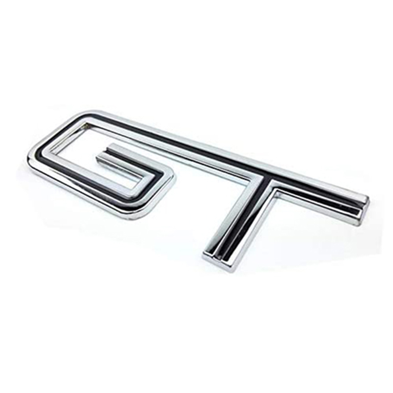 معدن و ألومنيوم 3D GT Displacation كار لوجو - اسود