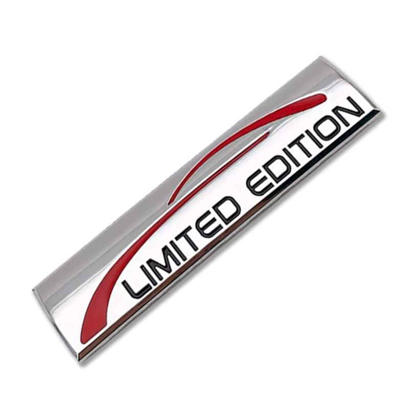 شعار السيارة ثلاثي البعاد من معدن الكروم اصدار محدود من ايه اكس ال اي (لون فضي)