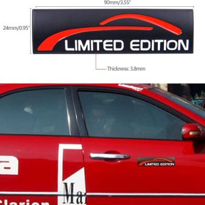 ملصق سيارة ثلاثى الابعاد معدن LIMITED EDITION