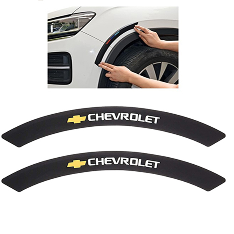 داير صدادة رفرف سيارة سيليكون مرن شكل جمالى وحماية لرفرف السيارة - 2 قطع -  شيفرولية Chevrolet