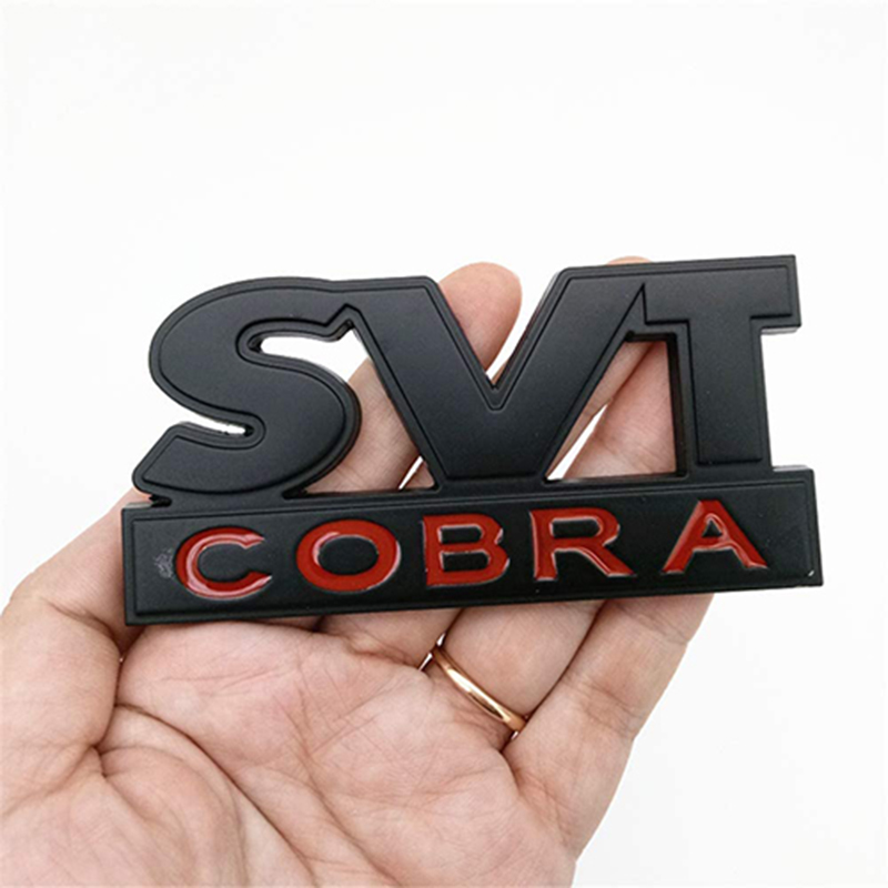 ملصق سيارة ثلاثى الابعاد معدن SVT COBRA اسود