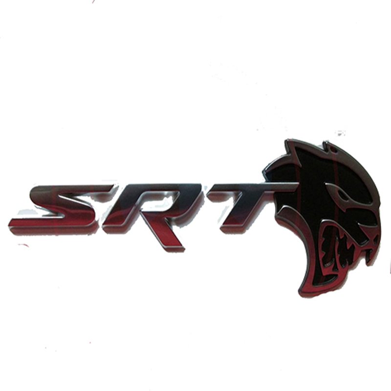ملصق سيارة معدني ثلاثي الابعاد SRT