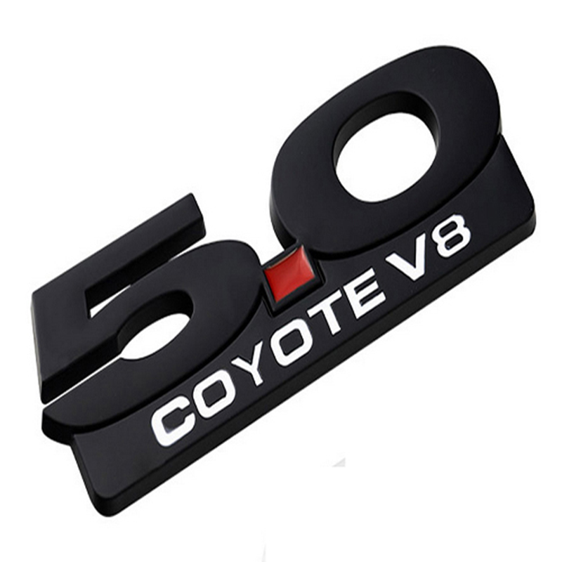 ملصق سيارة معدن 3D ثلاثى الابعاد متوافق شعار سيارة COYOTE V8 5.5