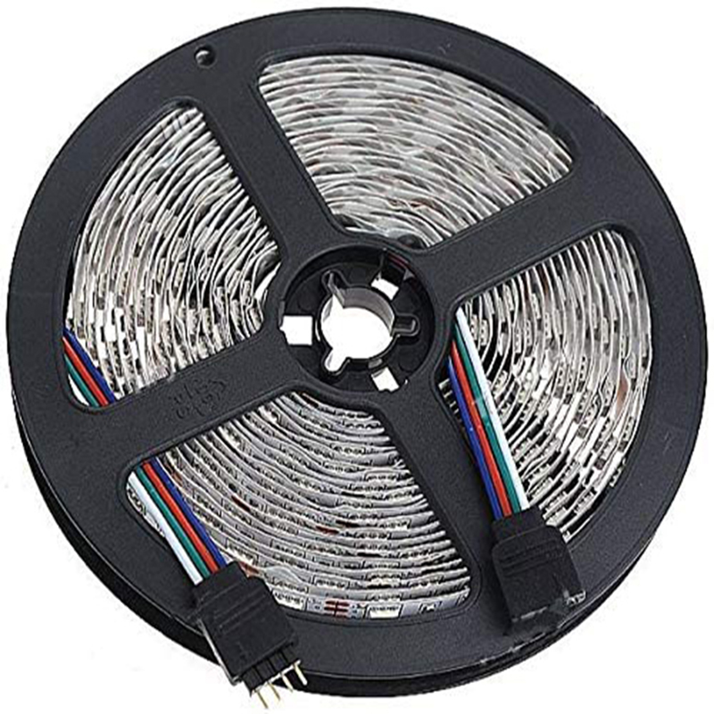 شريط اضاءة يحتوي على 300 مصباح LED باضاءة بالةان RGB، شريط مرن لتزيين المنزل باضاءة ملونة، 72 وات، 5 متر، 5050 اس ام دي