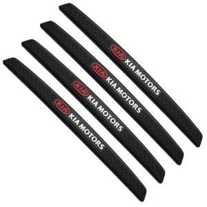 طقم صدادة باب سيارة سيليكون مرن لصق للوقاية وحماية باب السيارة من الخدوش اثناء فتح الباب - 4 قطع  -  كيا KIA