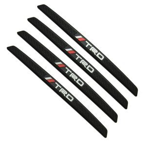 طقم صدادة باب سيارة سيليكون مرن لصق للوقاية وحماية باب السيارة من الخدوش اثناء فتح الباب - 4 قطع  - TRD