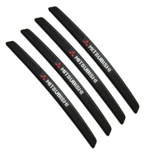 طقم صدادة باب سيارة سيليكون مرن لصق للوقاية وحماية باب السيارة من الخدوش اثناء فتح الباب - 4 قطع  - ميتسوبيشى Mitsubishi