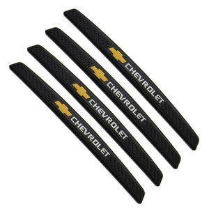 طقم صدادة باب سيارة سيليكون مرن لصق للوقاية وحماية باب السيارة من الخدوش اثناء فتح الباب - 4 قطع  -  شيفرولية Chevrolet