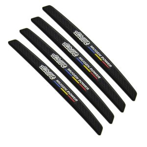 طقم صدادة باب سيارة سيليكون مرن لصق للوقاية وحماية باب السيارة من الخدوش اثناء فتح الباب - 4 قطع  - رينو ميجان