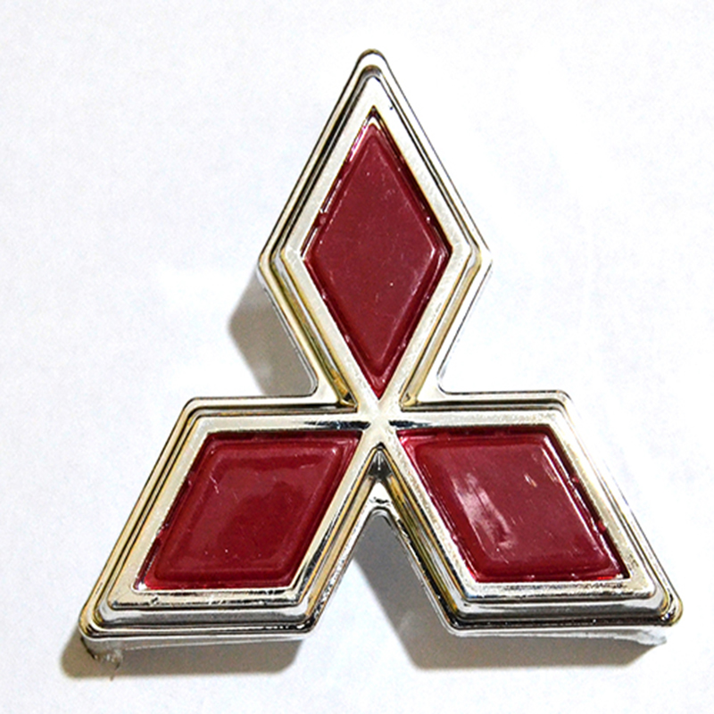 علامة شعار سيارة متوافقة مع ميتسوبشى مثلث طول الضلع 5 سم