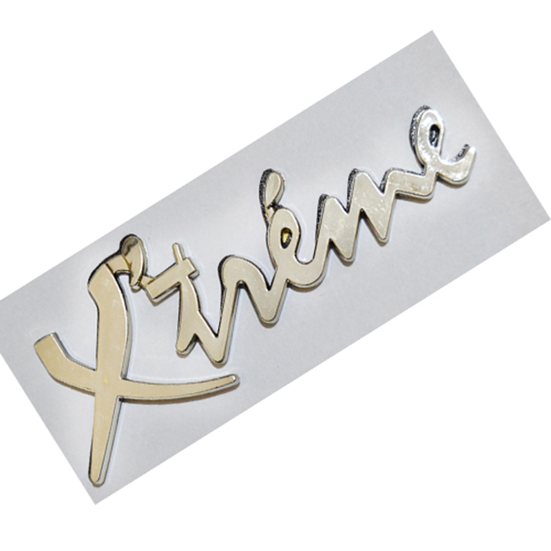 ملصق سيارة ثلاثى الابعاد 3D للسيارة كلمة XTREME طول 13 سم عرض 5 سم لون سلفر