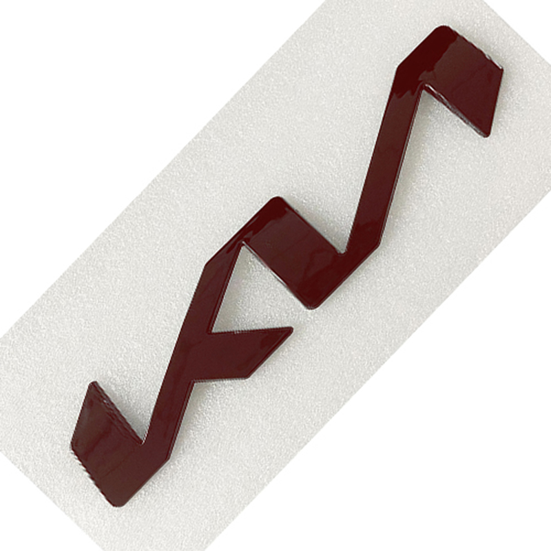 ملصق ثلاثى الابعاد 3D بارز كلمة شعار كيا الجديدة - لون نبيتى - مقاس 16 فى 3.5 سم