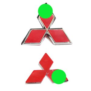 علامة ملصق شعار سيارة ثلاثى الابعاد لصق ( علامة متوافقة مع ميتسوبيشى ، كرستالة من مو 98 حتى 2000 مع بعض الموديلات الاخرى ، مقاس ضلع 6.5 سم ، كود : 4626)