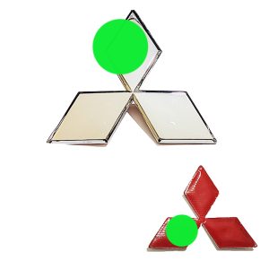 علامة ملصق شعار سيارة ثلاثى الابعاد لصق ( علامة متوافقة مع ميتسوبيشى ، بومة امامى و بعض الموديلات الاخرى ، مقاس ضلع 10 سم ، كود : 4630)