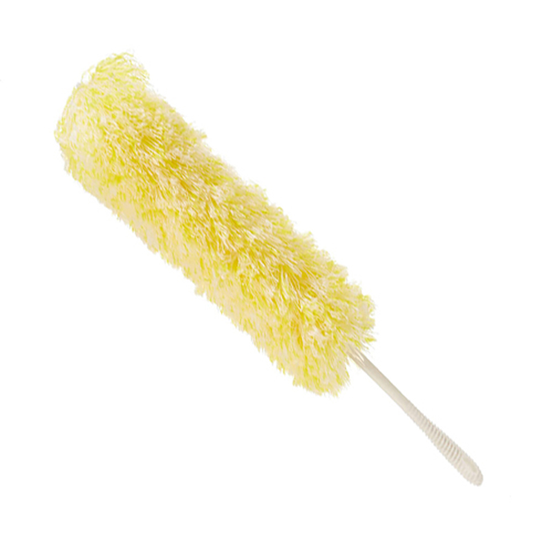 فرشاة ريش بيد بلاستك  لتنظيف السيارة - متعددة الالوان - اصفر