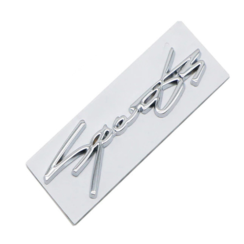 ملصق سيارة معدني بتصميم رياضي ثلاثي الابعاد كلمة سبورت  Sports  فضى