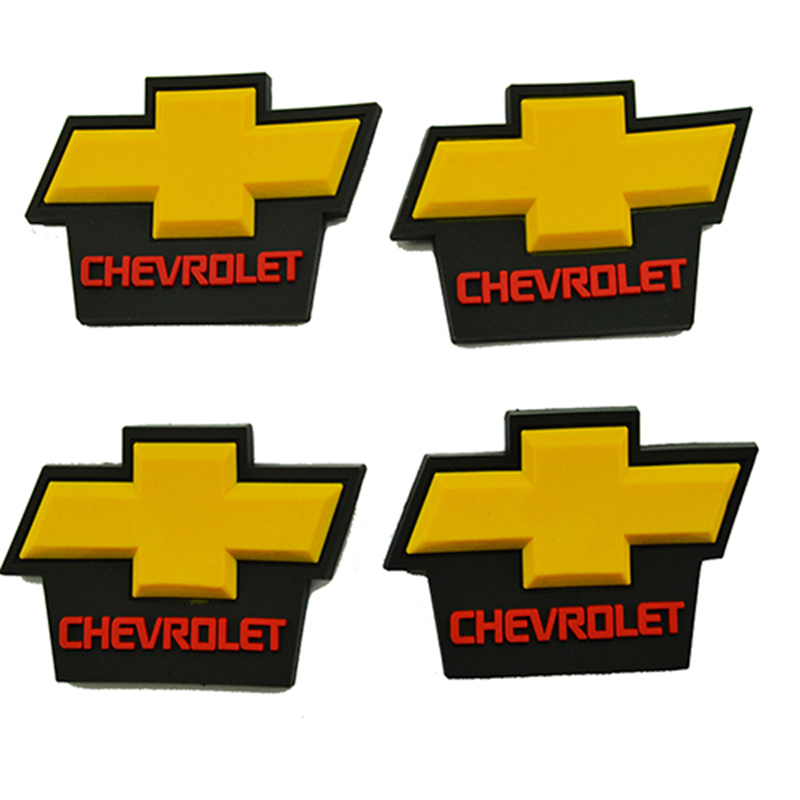 طقم صدادة باب سيارة سيليكون مرن لصق للوقاية وحماية باب السيارة من الخدوش اثناء فتح الباب - 4 قطع  - شيفرولية Chevrolet
