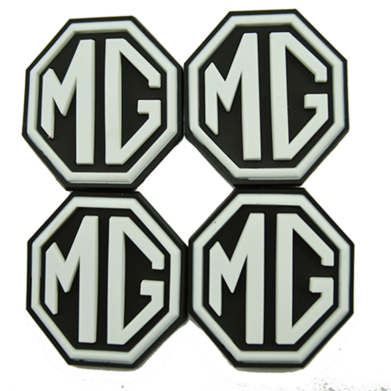 طقم صدادة باب سيارة سيليكون مرن لصق للوقاية وحماية باب السيارة من الخدوش اثناء فتح الباب - 4 قطع  - ام جى MG