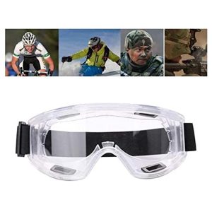 نظارة امان واقية لحماية العين واستخدامها  فى قيادة الدراجة و في المختبر العلمي ومقاومة للماء والخدوش مضاد للرذاذ الكيميائي