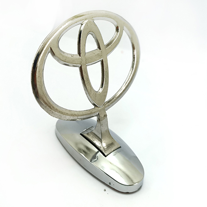 علامة كبود شعار سيارة معدن بقاعدة لصق دبل فيس متوافقة مع تويوتا