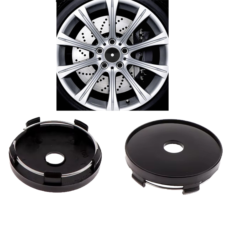 طبة جنط مفتوح اسود قفيز 6سم