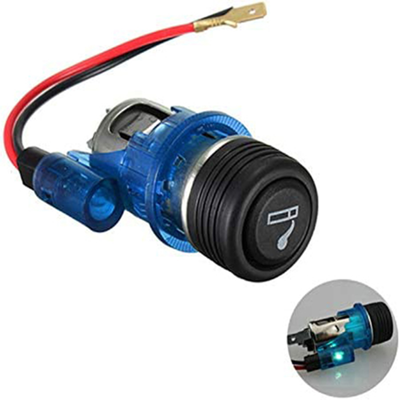 بلافكودي مجموعة مقابس بديلة لزر ضغط ولاعة السجائر للسيارة بجهد 12 فولت تيار مستمر 12 فولت