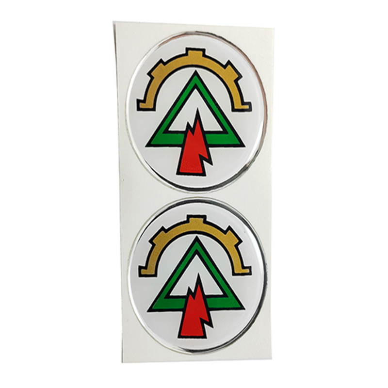 ملصق سيارة ثلاثى الابعاد 3D بارز شعار كهربا - 2 قطعة