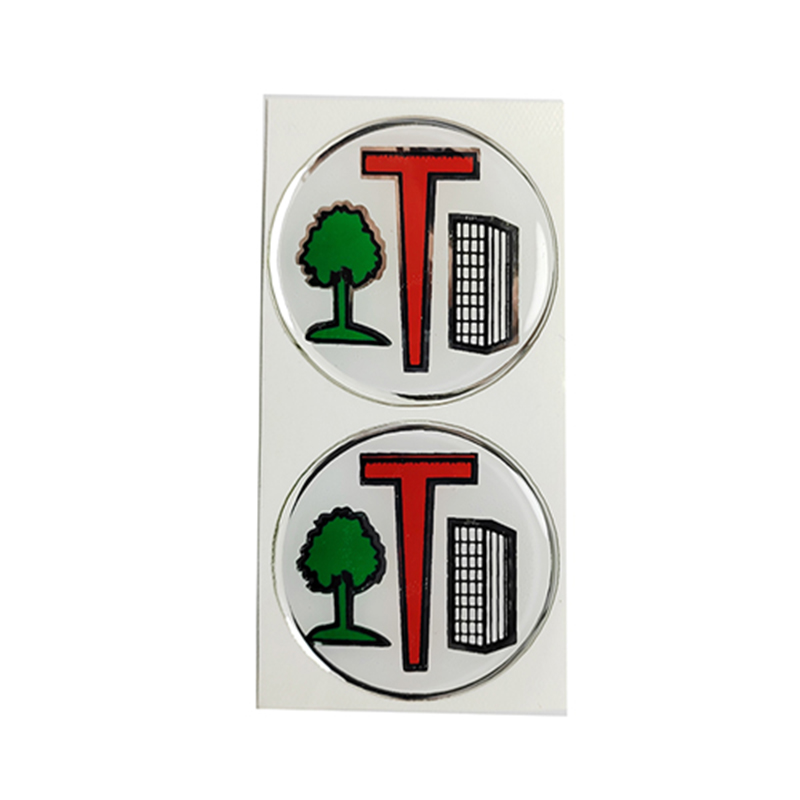 ملصق سيارة ثلاثى الابعاد 3D بارز شعار مهندس مدنى - 2 قطعة